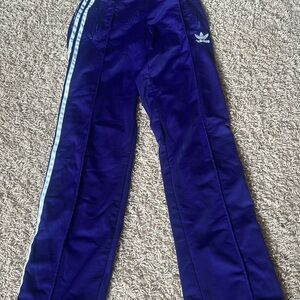 Adidas Purple and White Sweatpants